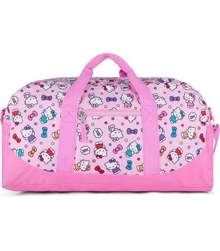 Amazon.com: Hello Kitty Duffle Bag Set for Kids - 4 Pc Bundle with